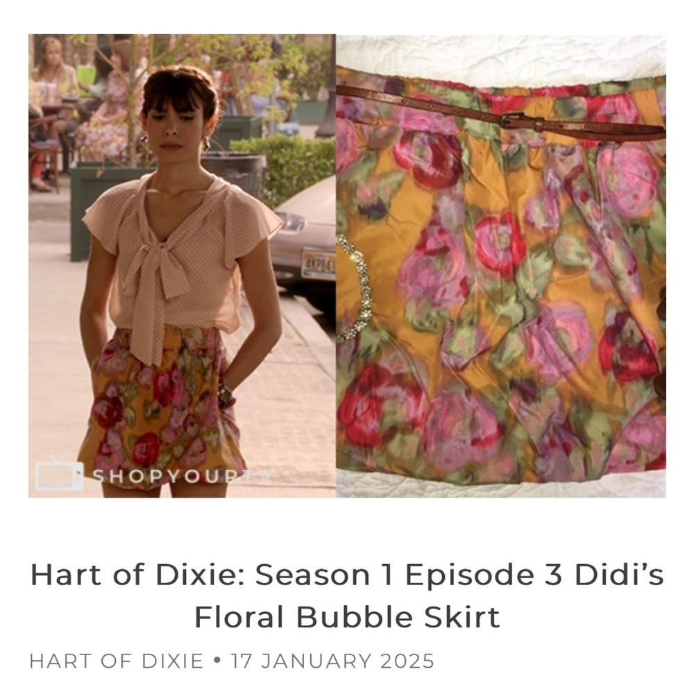 J. Crew Silk Blend Floral Watercolor Mini Bubble Skirt Pull On Womens size 4 ASO